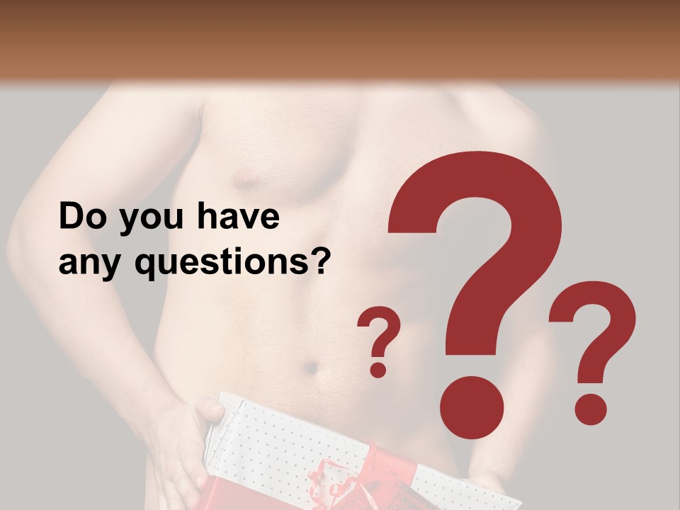 Love Athlete Handsome PowerPoint Template