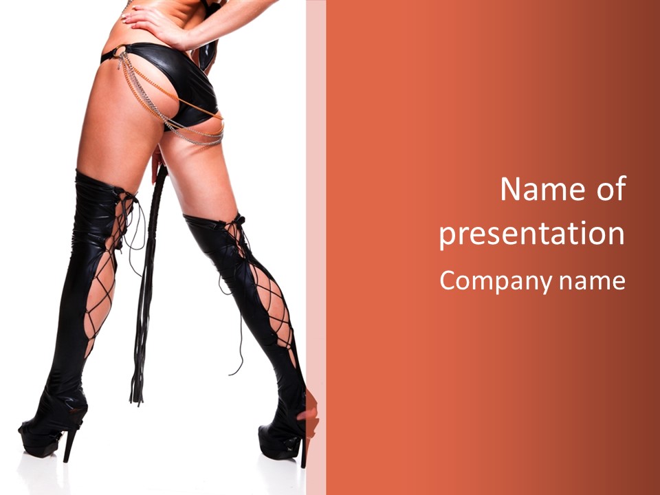 Whip Beauty Female PowerPoint Template