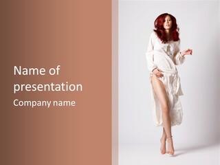 Provocative Hair Elegance PowerPoint Template