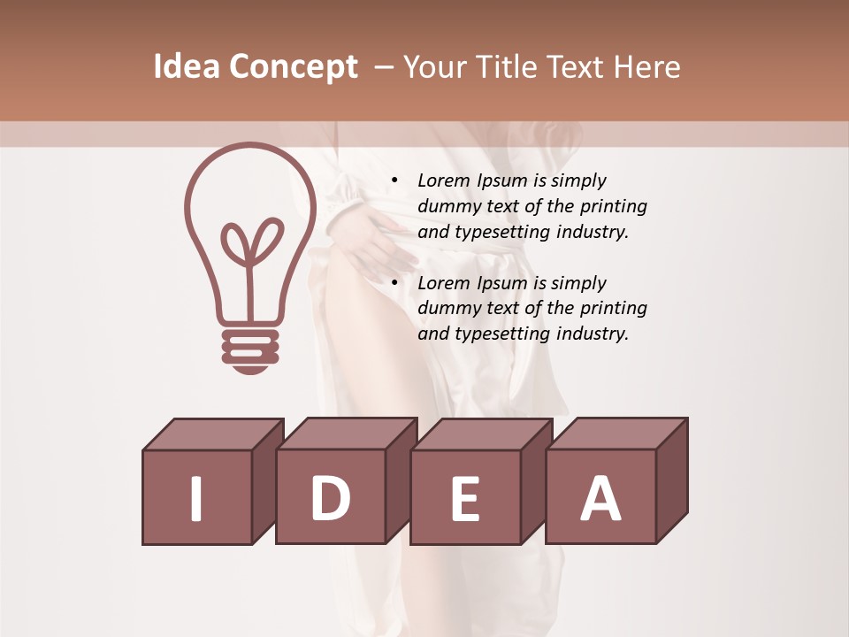 Provocative Hair Elegance PowerPoint Template