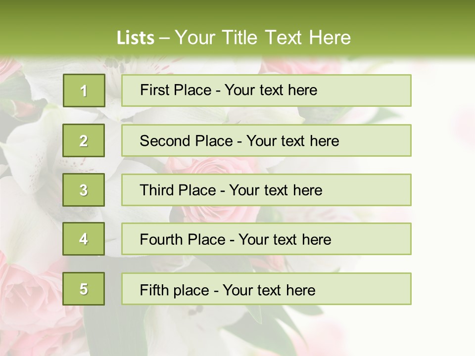 Shot Romantic Beautiful PowerPoint Template