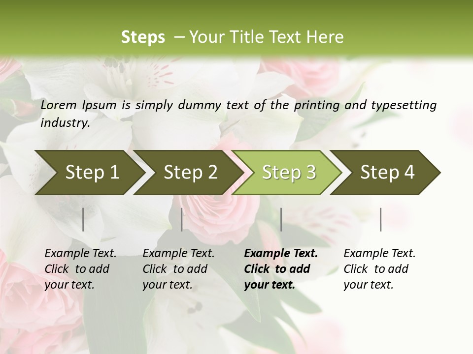 Shot Romantic Beautiful PowerPoint Template