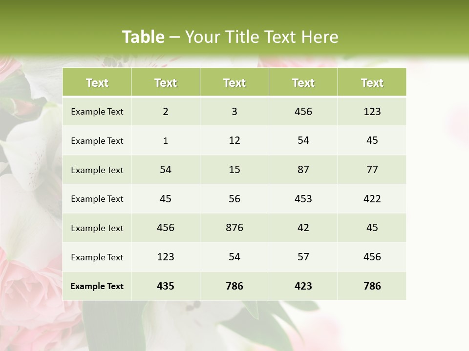 Shot Romantic Beautiful PowerPoint Template