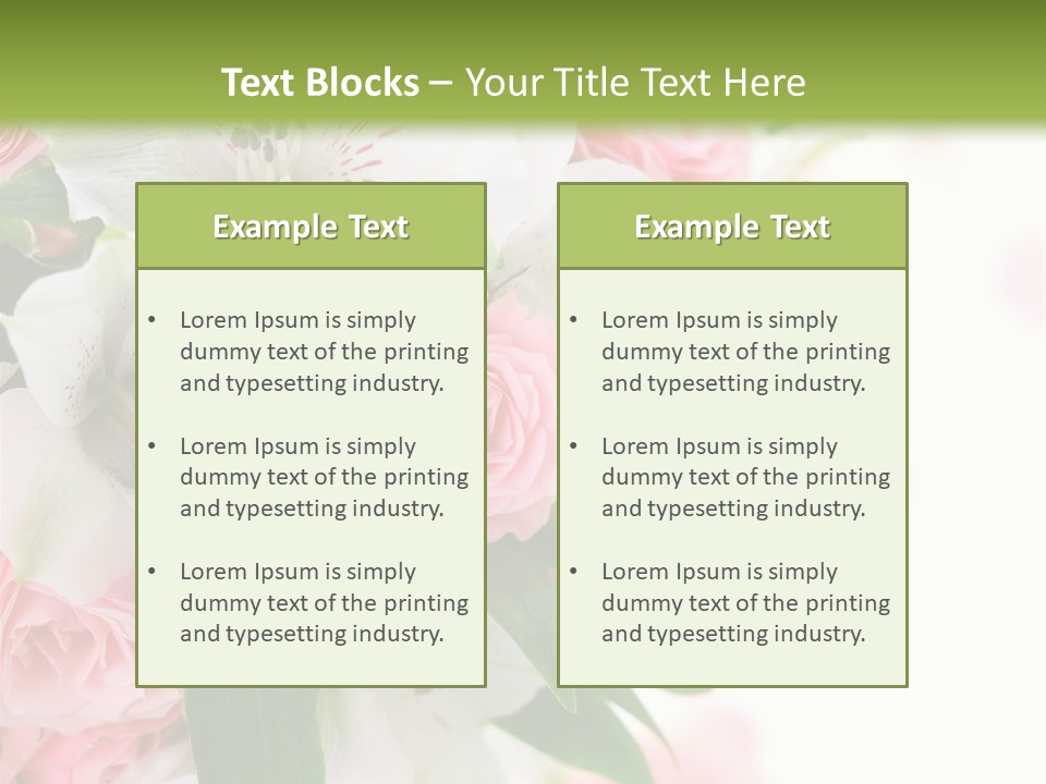 Shot Romantic Beautiful PowerPoint Template