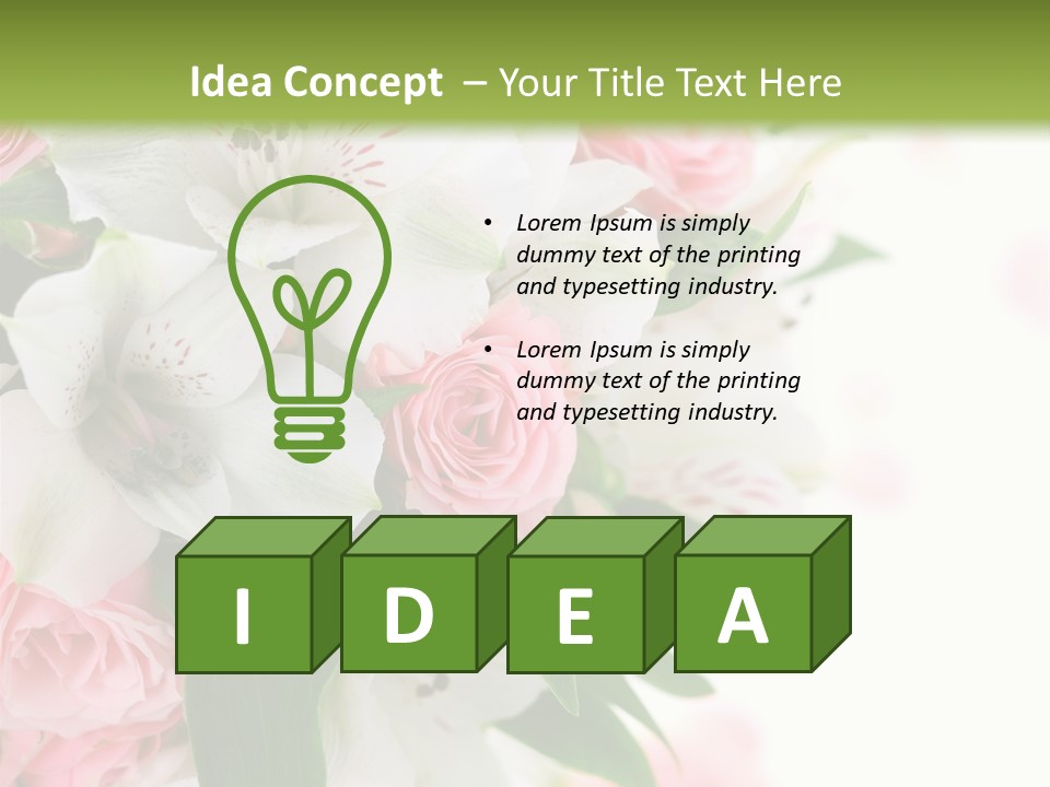 Shot Romantic Beautiful PowerPoint Template