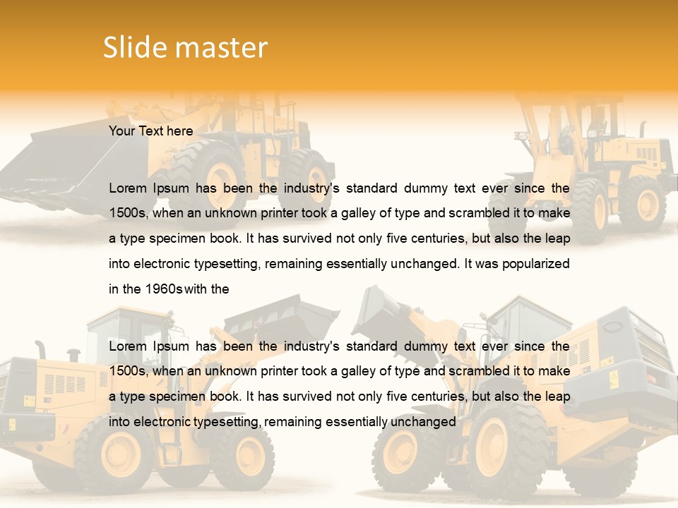 Outdoors Site Unloading PowerPoint Template