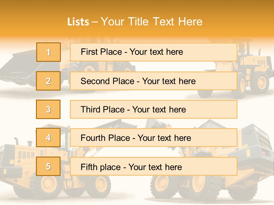 Outdoors Site Unloading PowerPoint Template