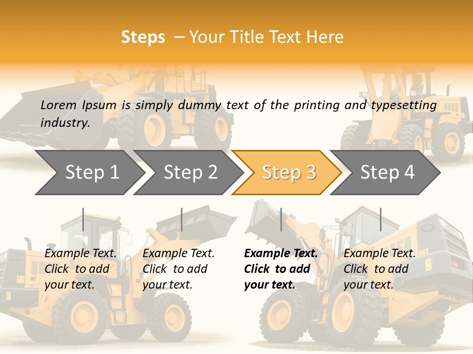 Outdoors Site Unloading PowerPoint Template