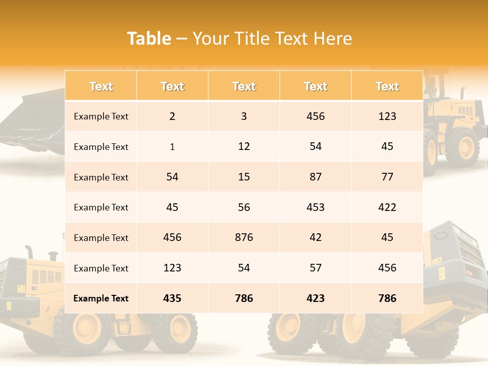 Outdoors Site Unloading PowerPoint Template