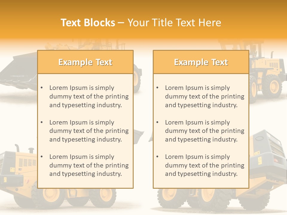 Outdoors Site Unloading PowerPoint Template