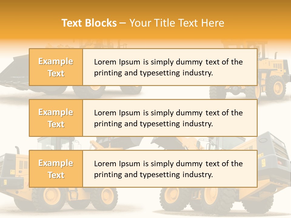 Outdoors Site Unloading PowerPoint Template