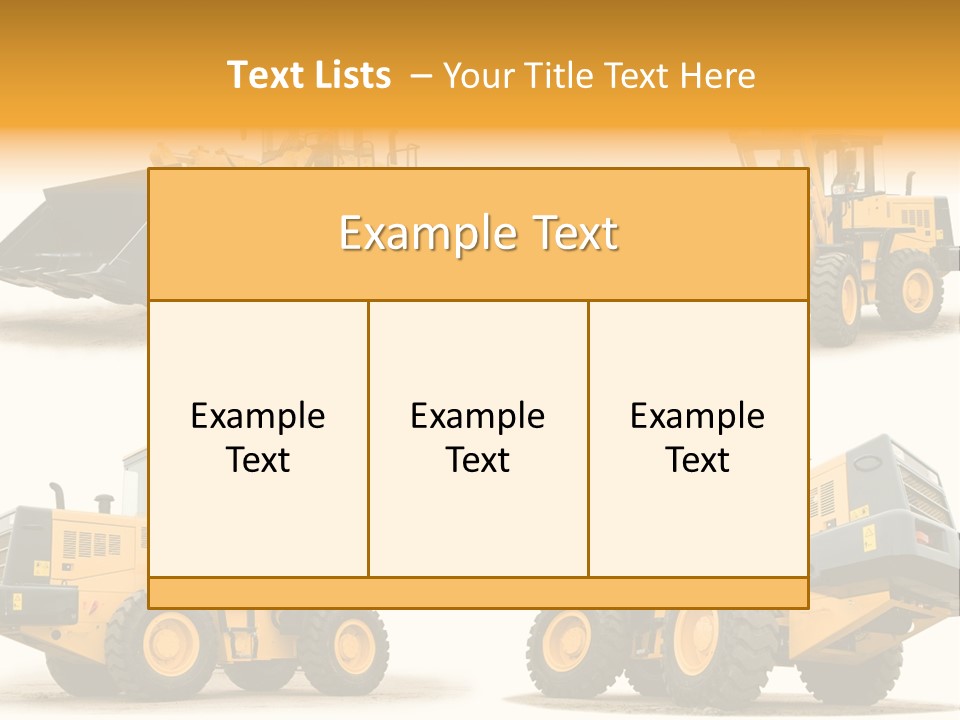 Outdoors Site Unloading PowerPoint Template