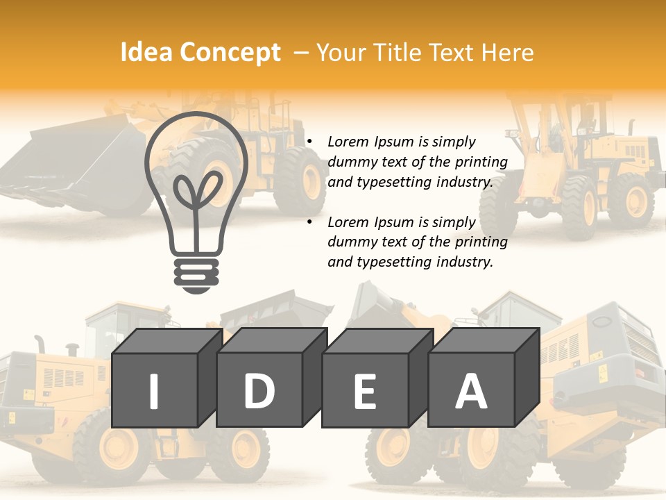 Outdoors Site Unloading PowerPoint Template