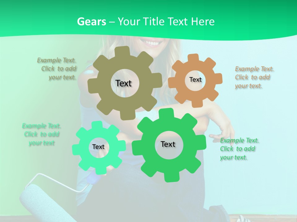 Detail Design Paint PowerPoint Template