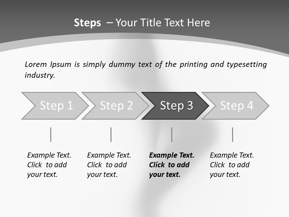 Pose Mysterious Sensual PowerPoint Template