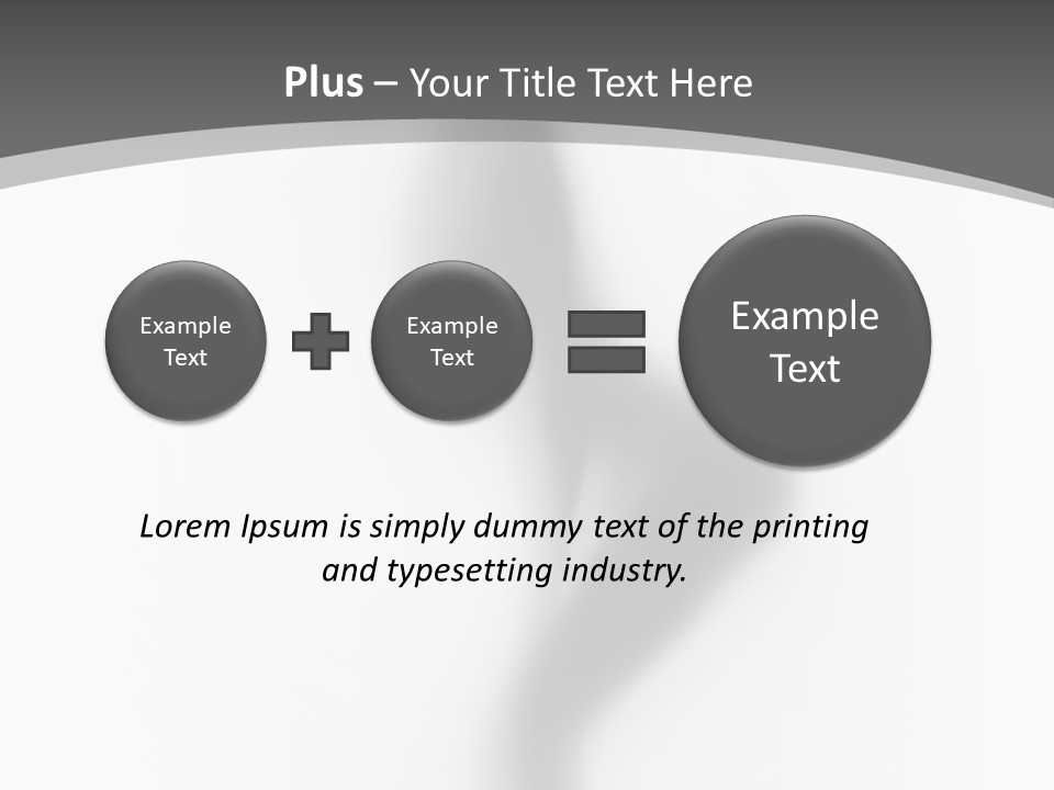 Pose Mysterious Sensual PowerPoint Template
