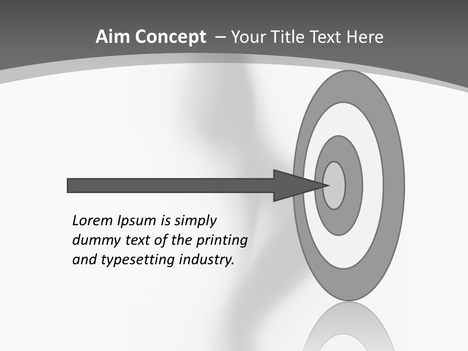 Pose Mysterious Sensual PowerPoint Template