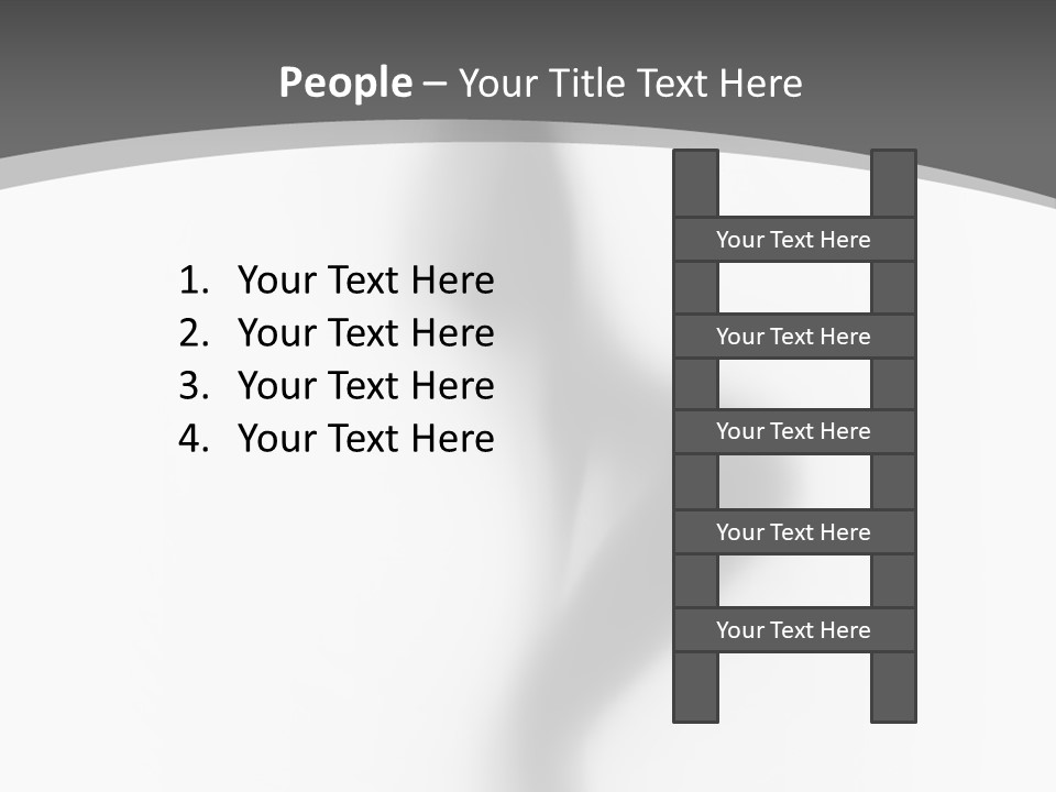 Pose Mysterious Sensual PowerPoint Template