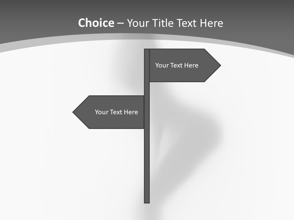 Pose Mysterious Sensual PowerPoint Template