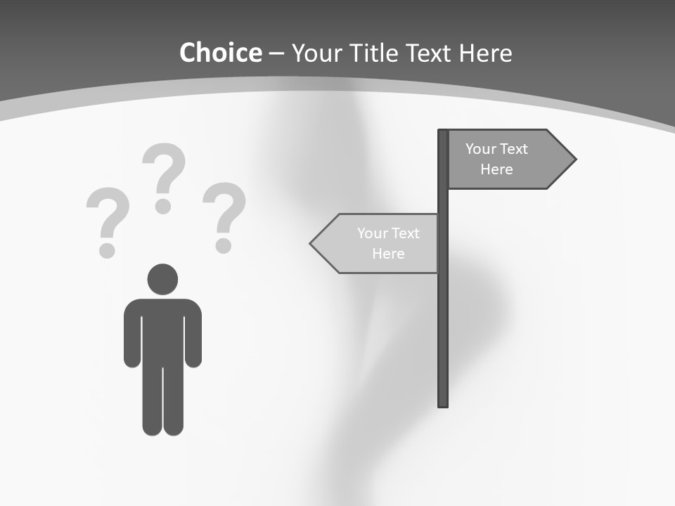 Pose Mysterious Sensual PowerPoint Template