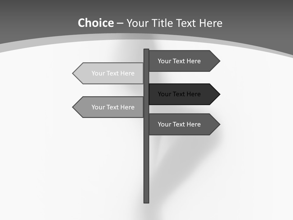 Pose Mysterious Sensual PowerPoint Template
