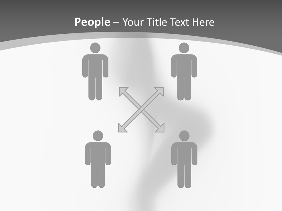 Pose Mysterious Sensual PowerPoint Template