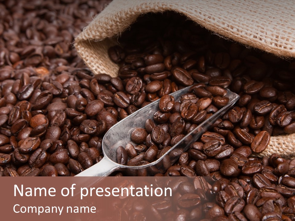 Breakfast Seed Espresso PowerPoint Template