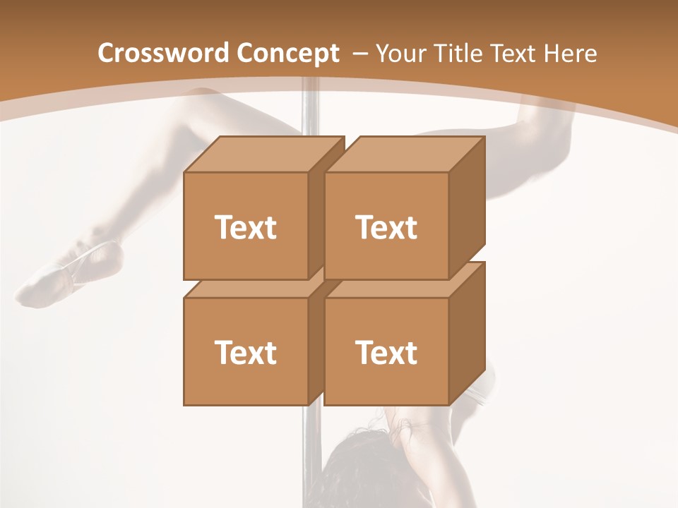 Pole Girl Babe PowerPoint Template