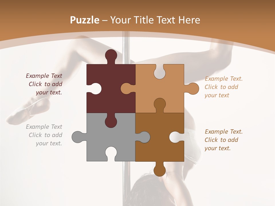 Pole Girl Babe PowerPoint Template