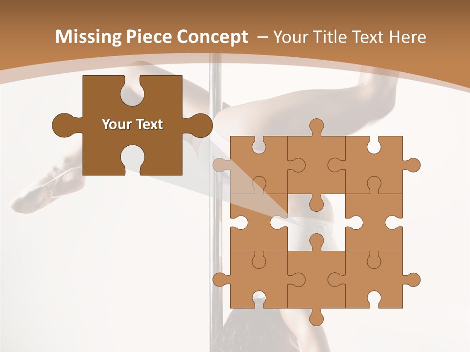 Pole Girl Babe PowerPoint Template