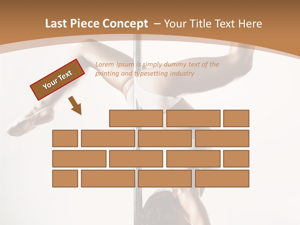 Pole Girl Babe PowerPoint Template