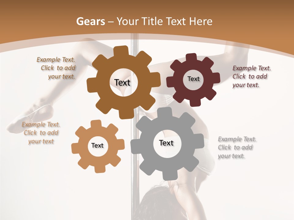 Pole Girl Babe PowerPoint Template