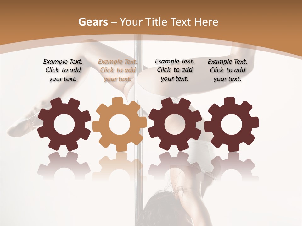 Pole Girl Babe PowerPoint Template