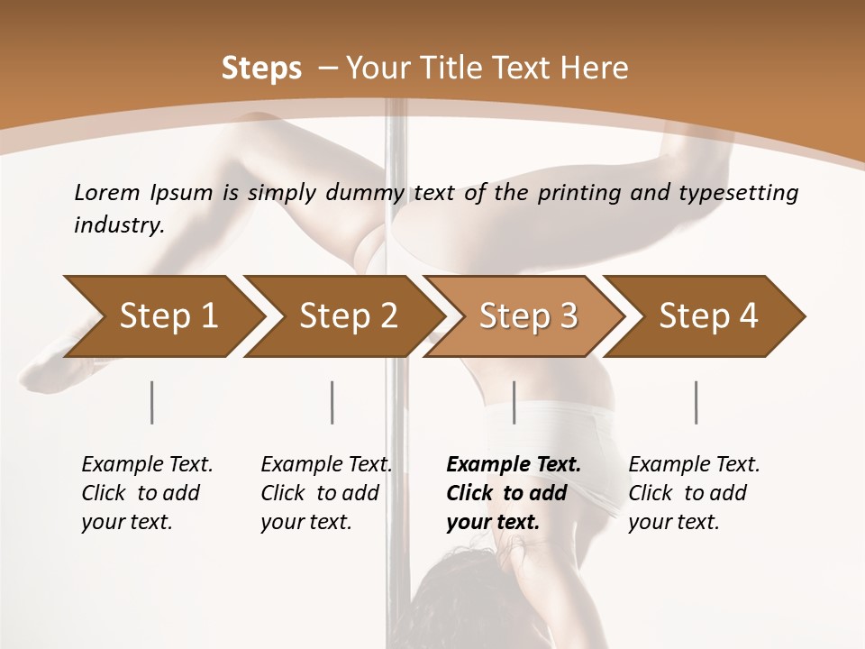 Pole Girl Babe PowerPoint Template