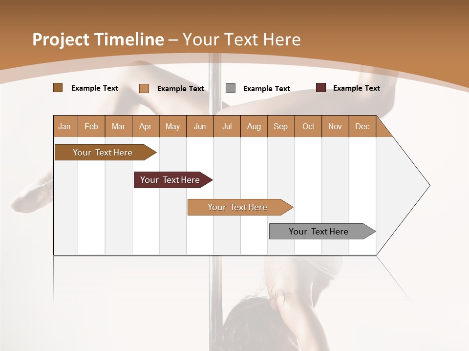 Pole Girl Babe PowerPoint Template