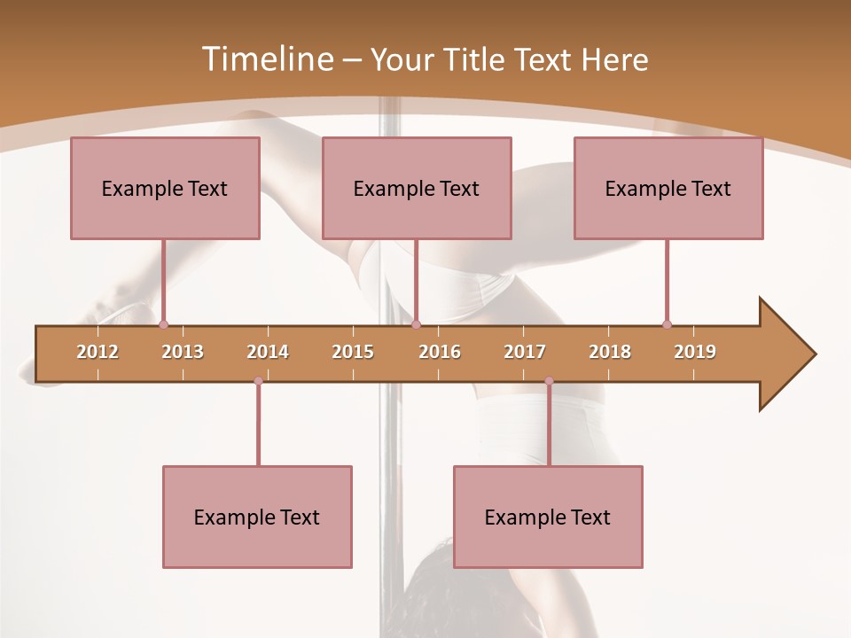 Pole Girl Babe PowerPoint Template