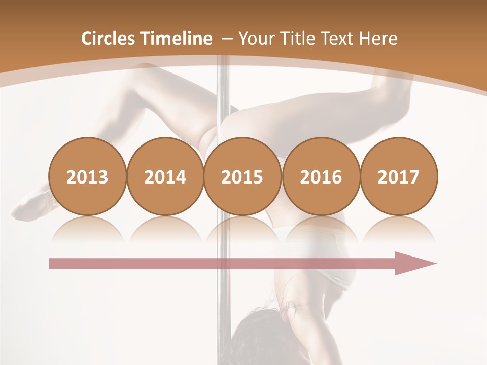 Pole Girl Babe PowerPoint Template