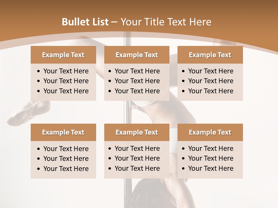 Pole Girl Babe PowerPoint Template