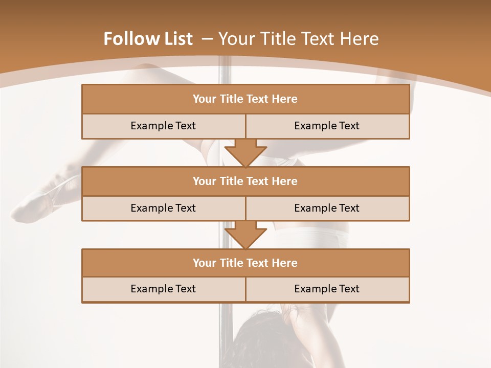 Pole Girl Babe PowerPoint Template