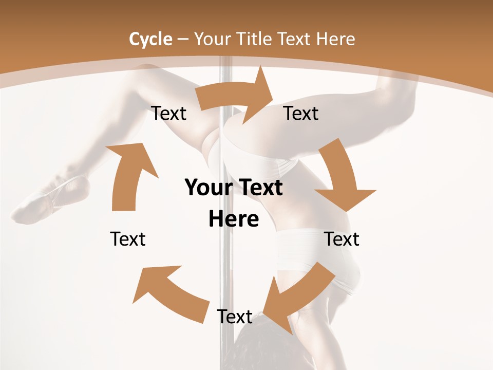 Pole Girl Babe PowerPoint Template