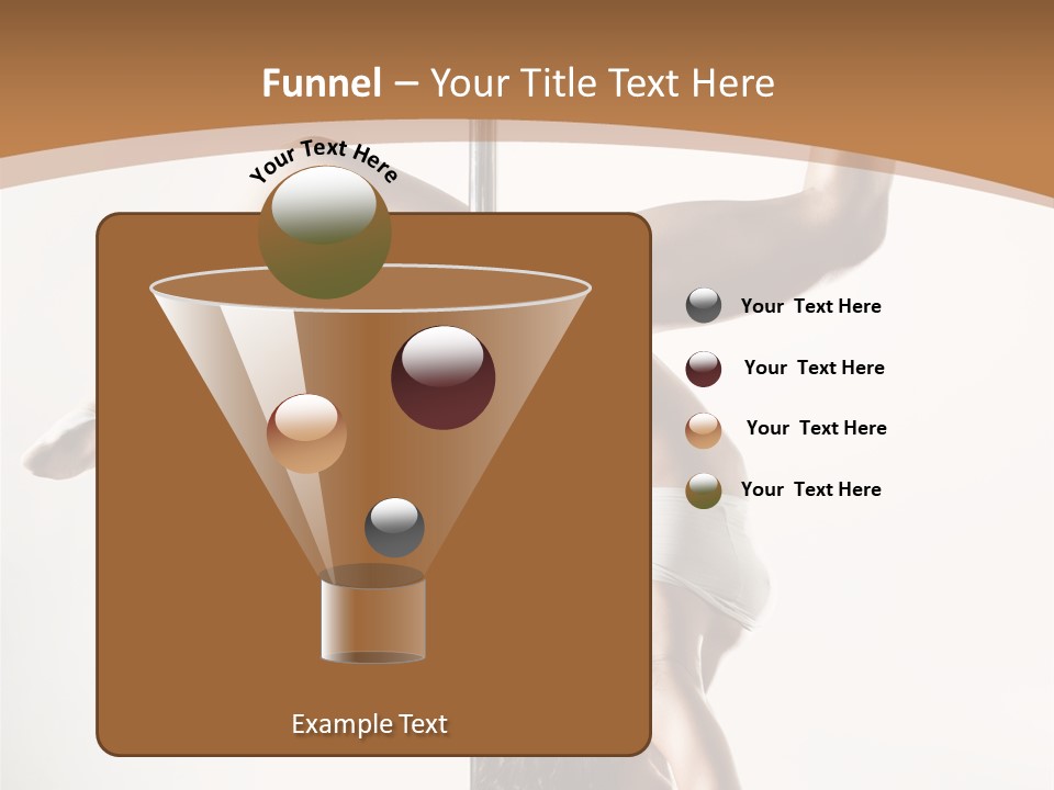 Pole Girl Babe PowerPoint Template