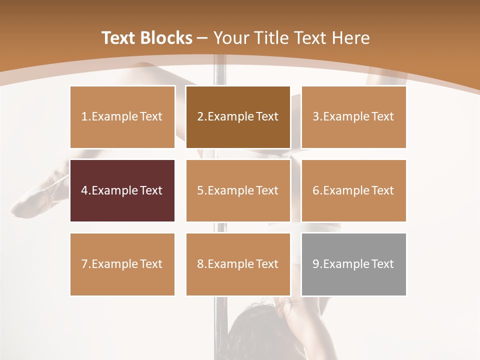 Pole Girl Babe PowerPoint Template