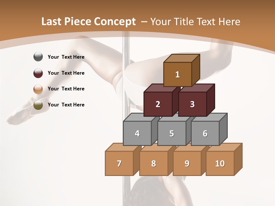 Pole Girl Babe PowerPoint Template