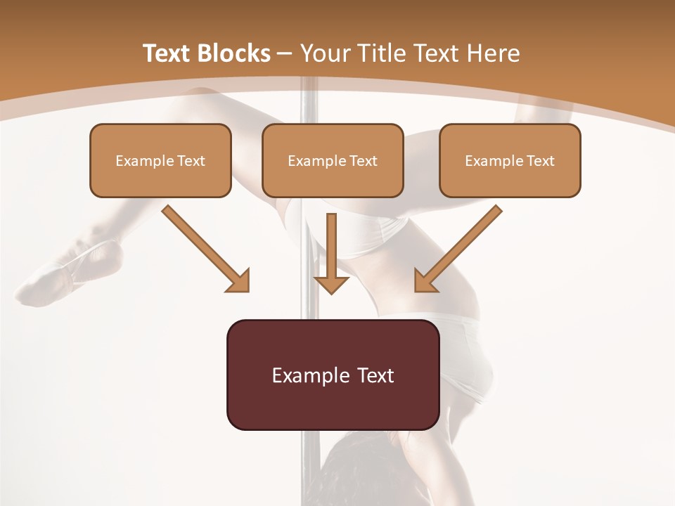 Pole Girl Babe PowerPoint Template