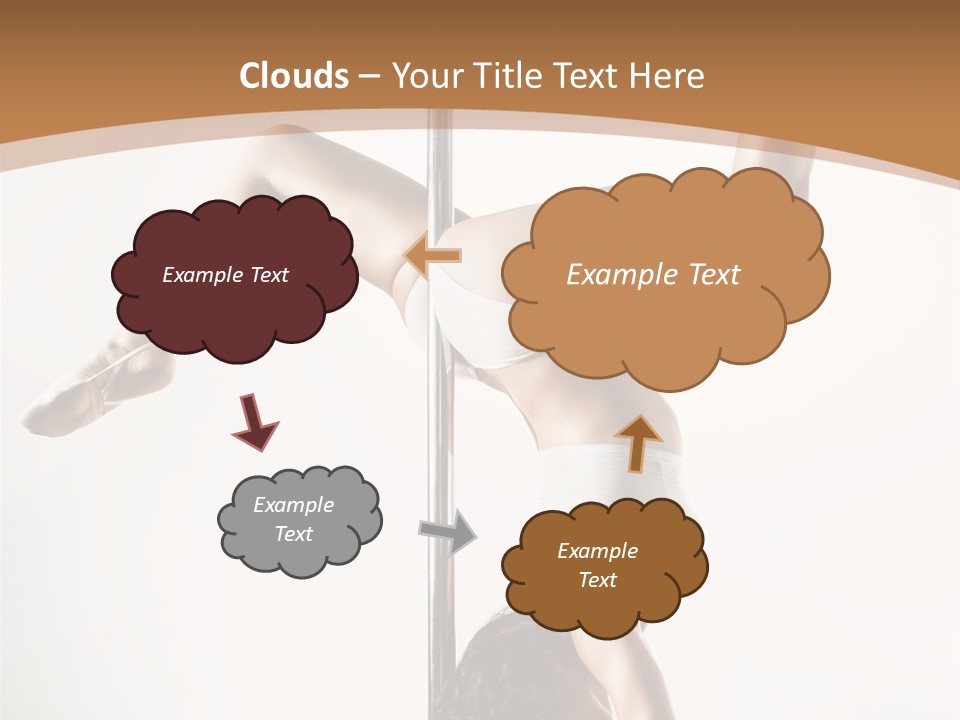 Pole Girl Babe PowerPoint Template