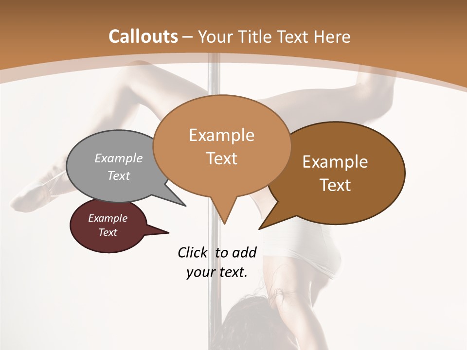 Pole Girl Babe PowerPoint Template