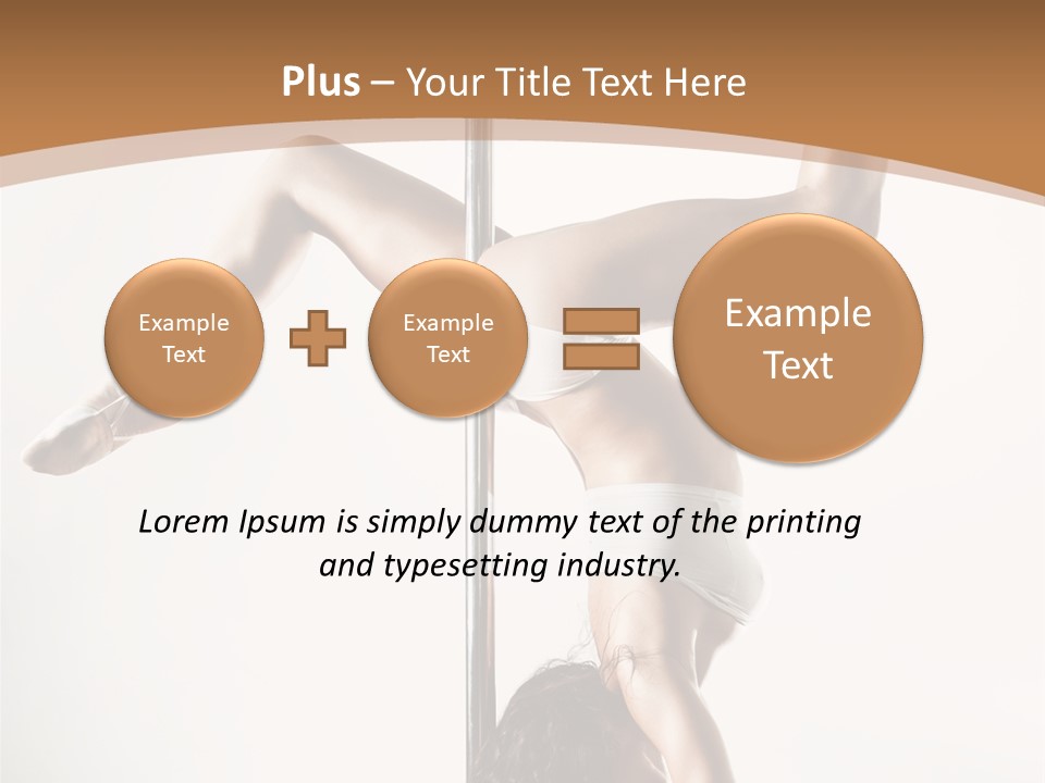 Pole Girl Babe PowerPoint Template