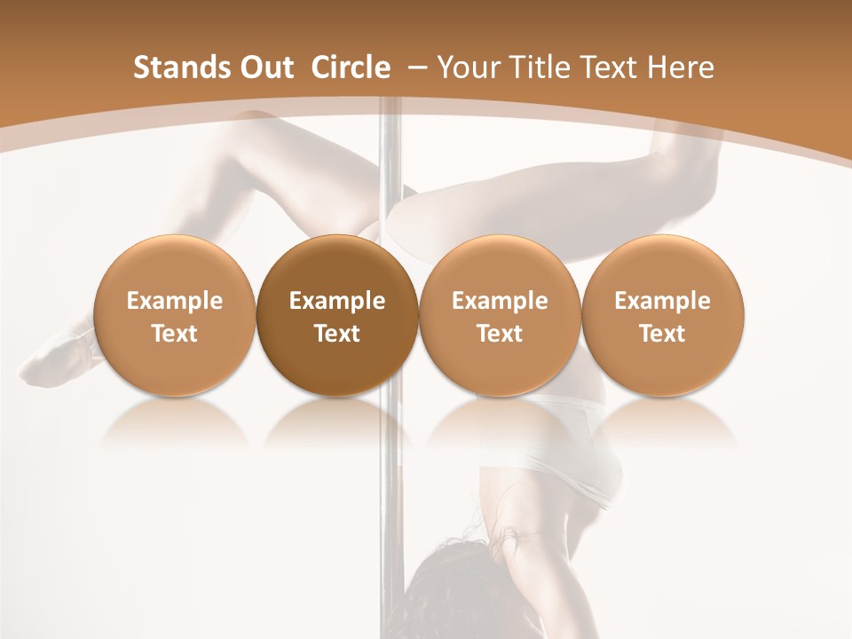 Pole Girl Babe PowerPoint Template