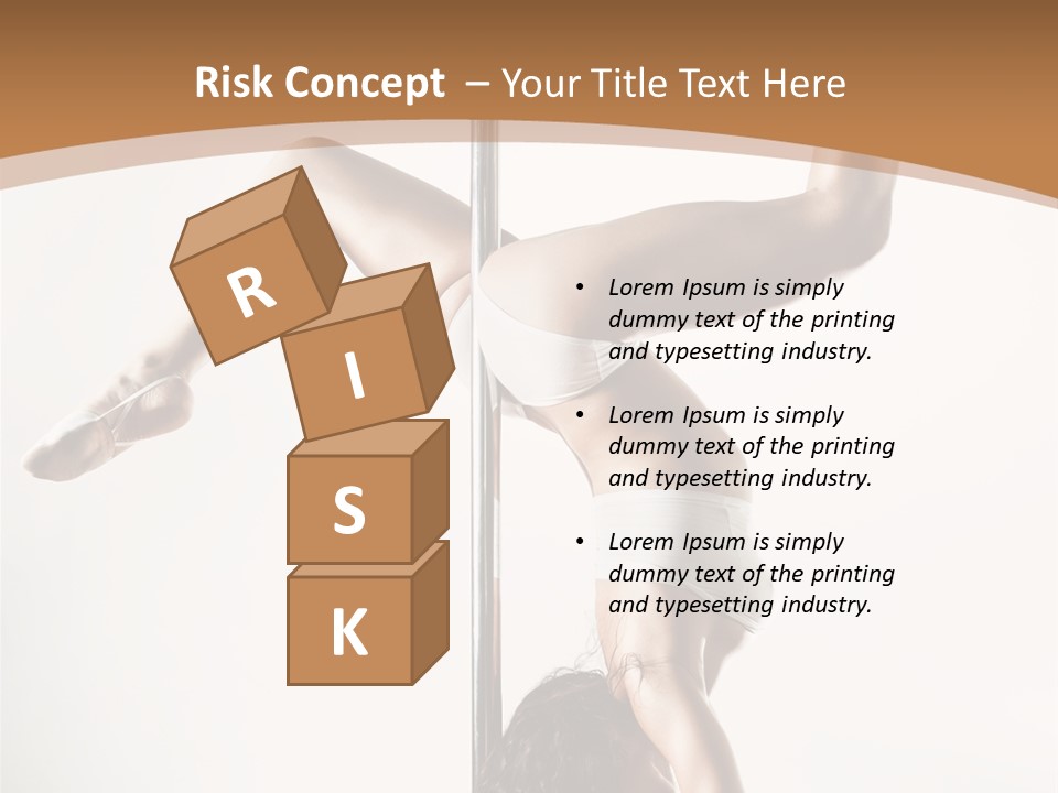 Pole Girl Babe PowerPoint Template