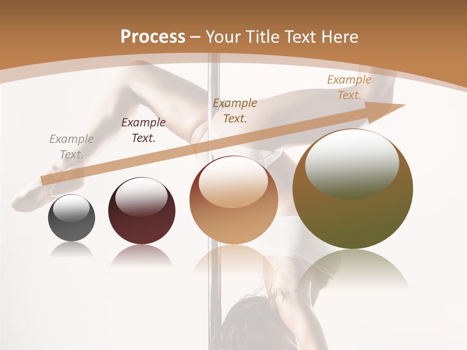 Pole Girl Babe PowerPoint Template